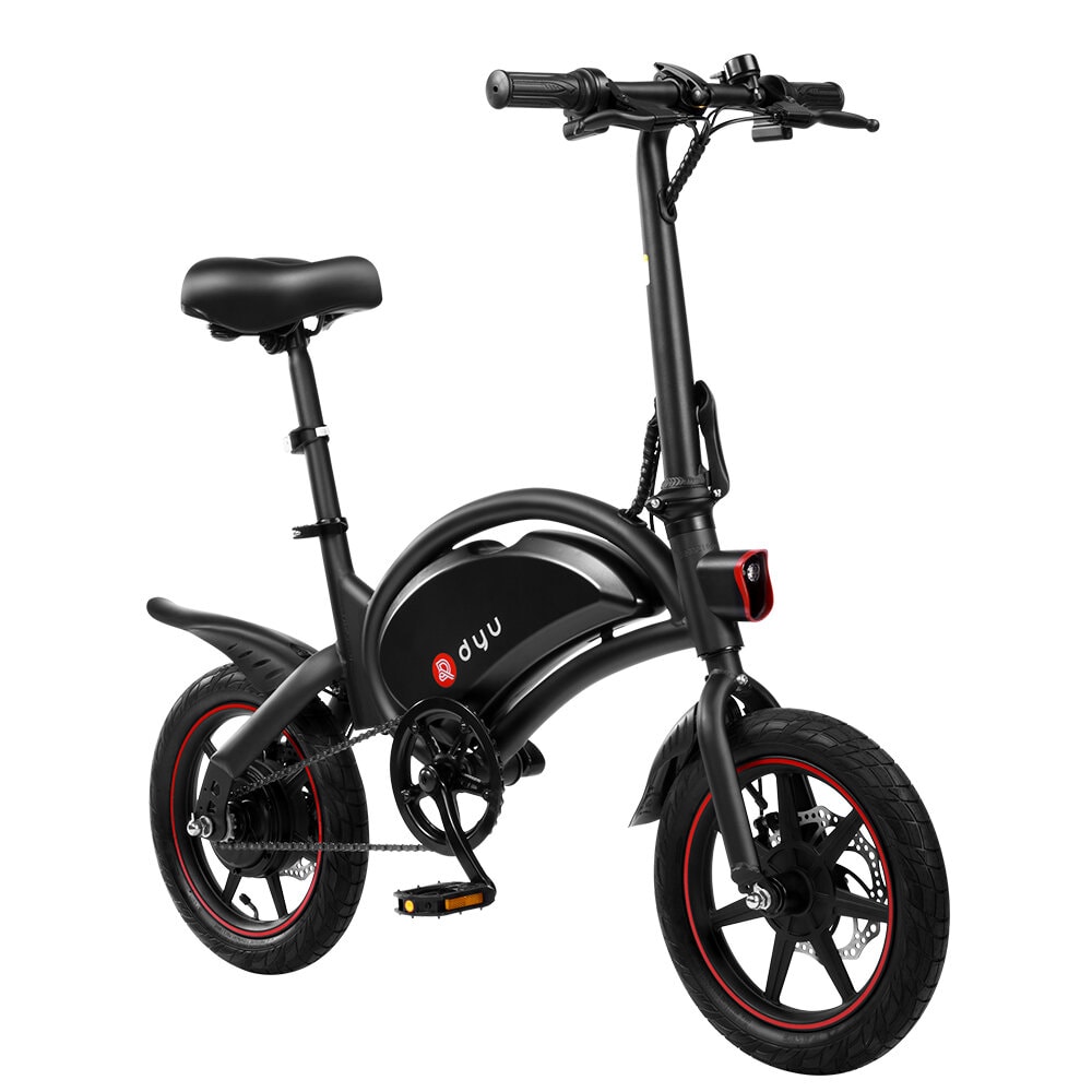 Elektrisk scooter / Elsykkel DYU D3F 10Ah - Svart