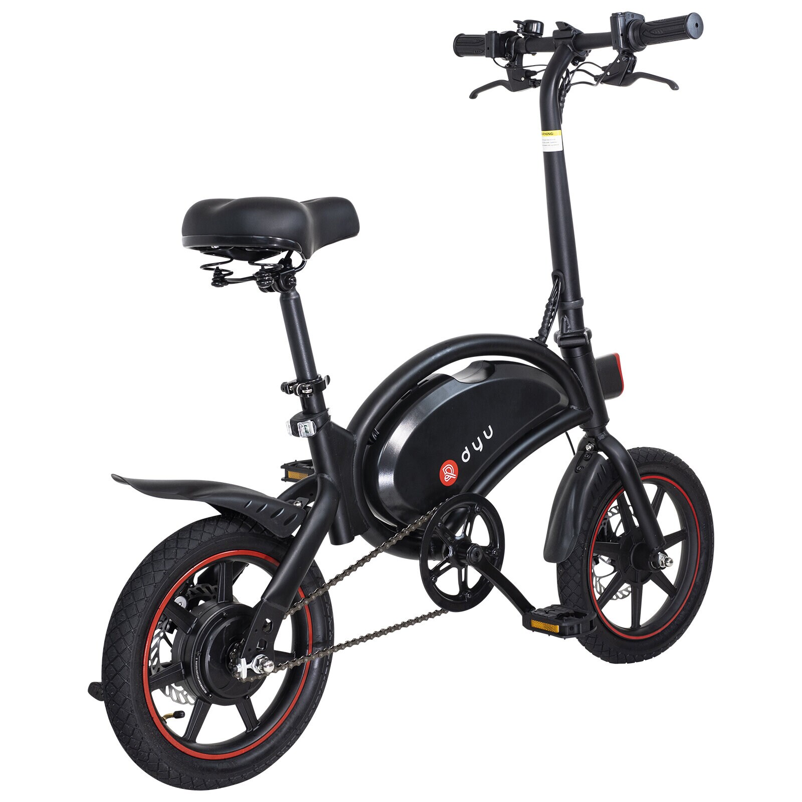 Elektrisk scooter / Elsykkel DYU D3F 10Ah - Svart