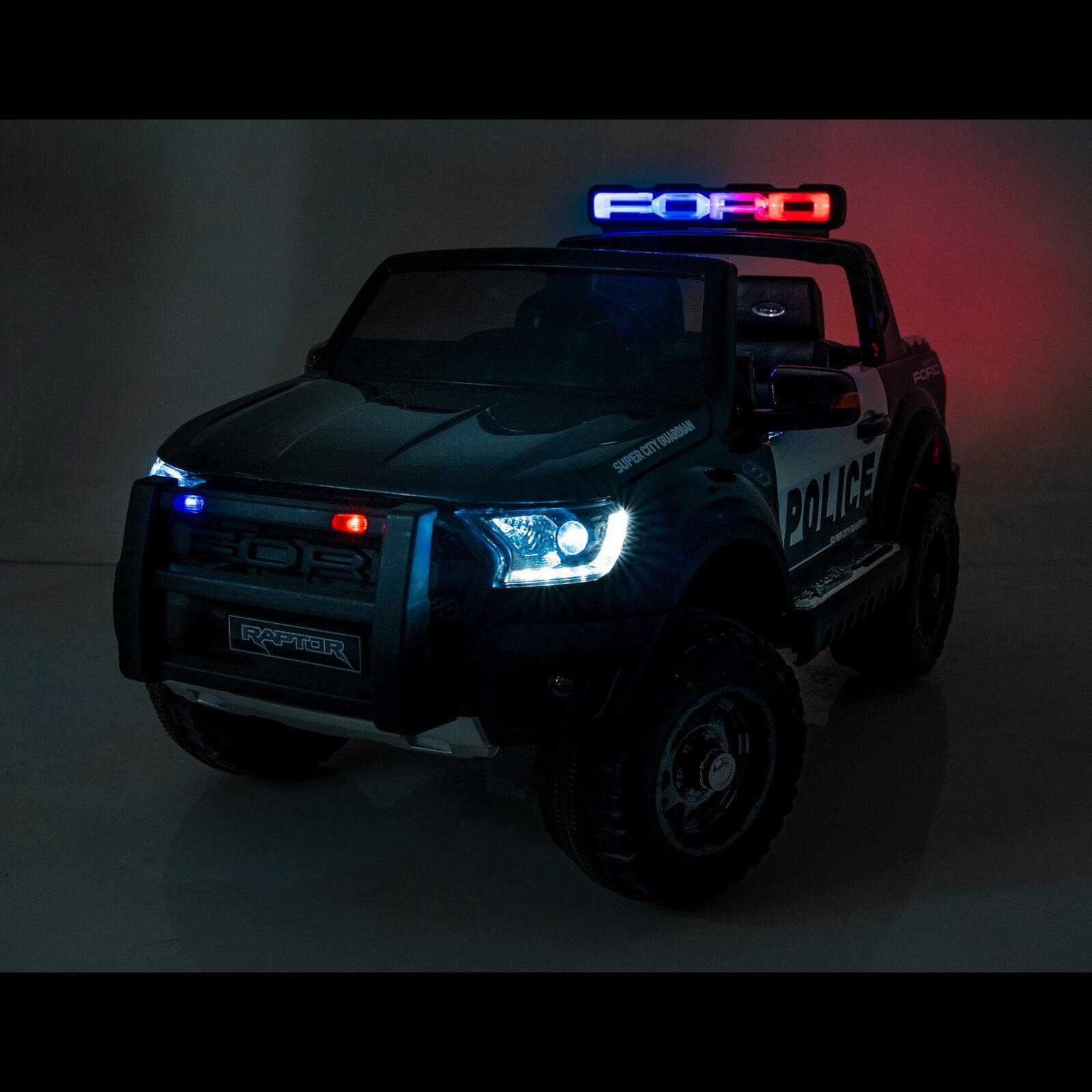 Elbil Politibil Ford Ranger Raptor 12V