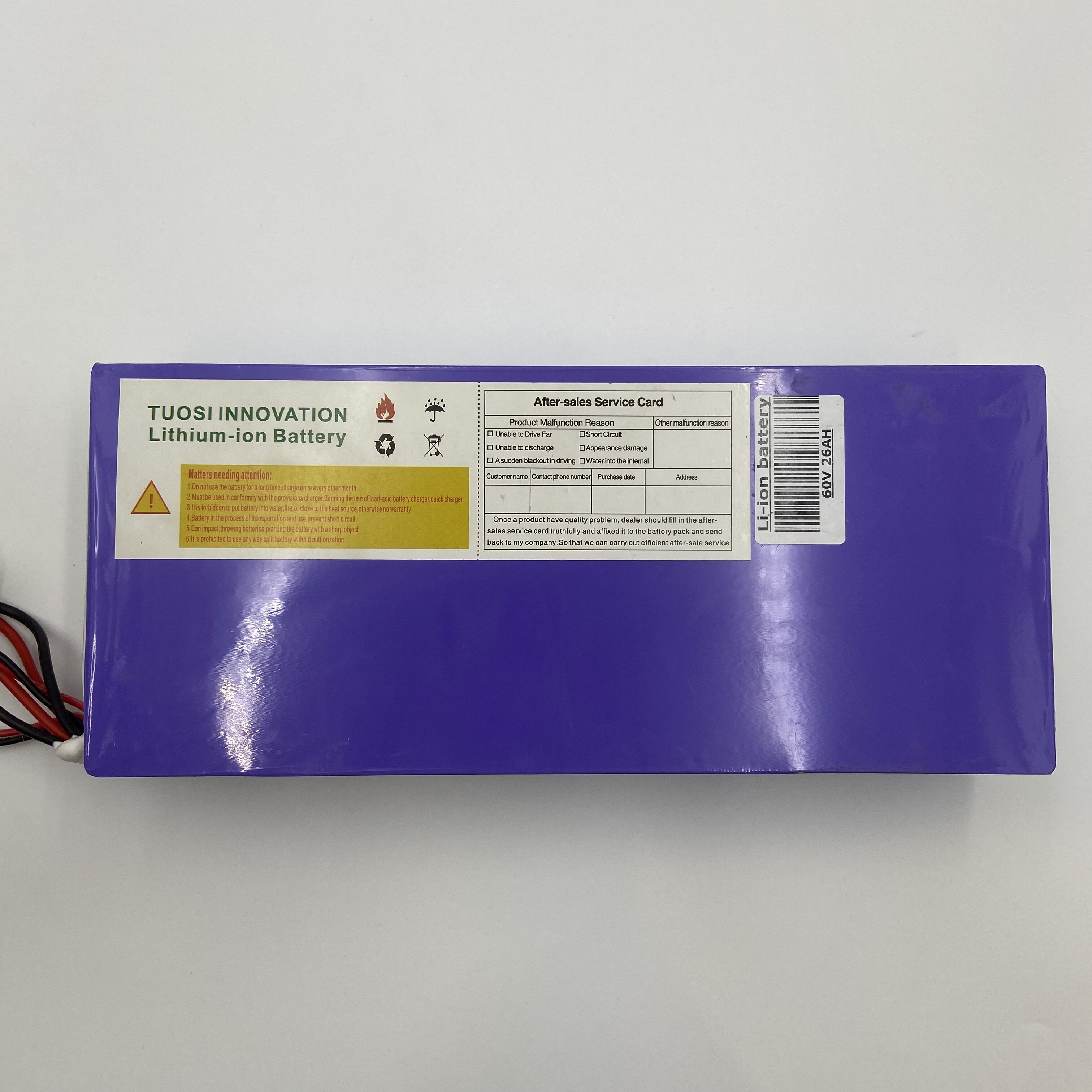 Lithiumbatteri 60V 26Ah til RS2400