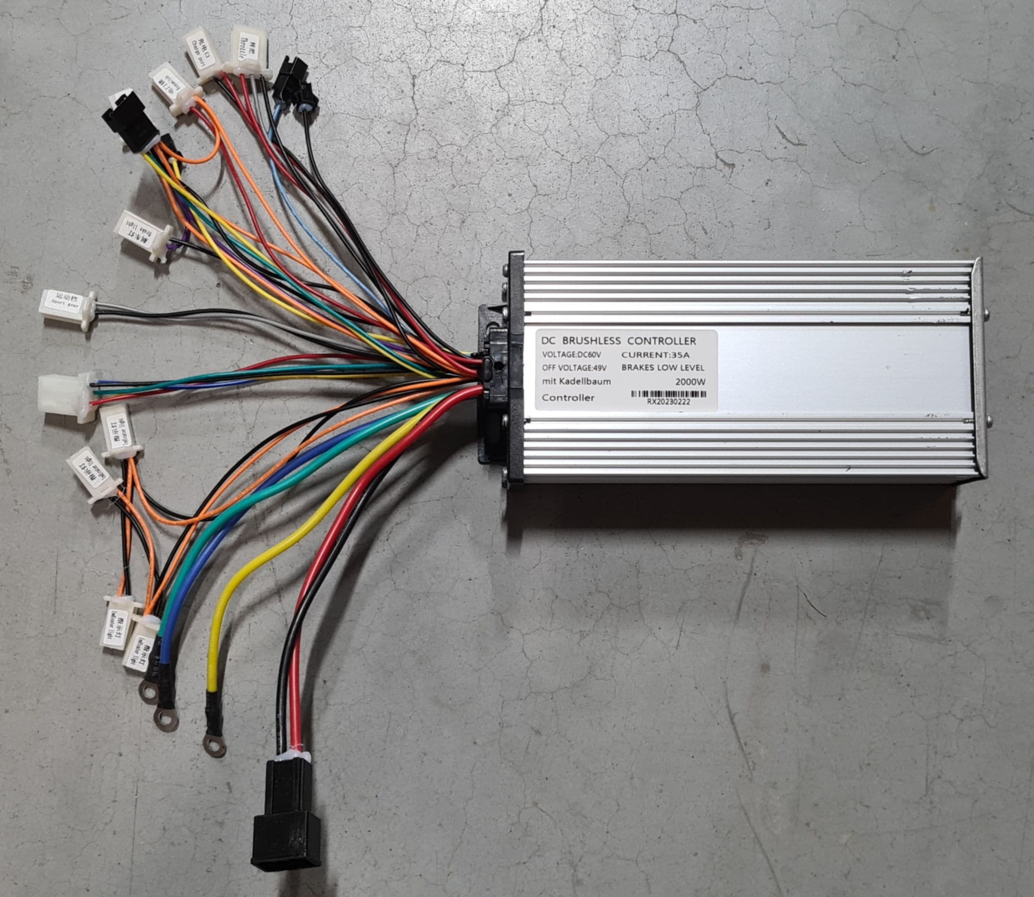 Elektronikkboks 2000W 60V Nitrox Elscooter - Børsteløs Type B