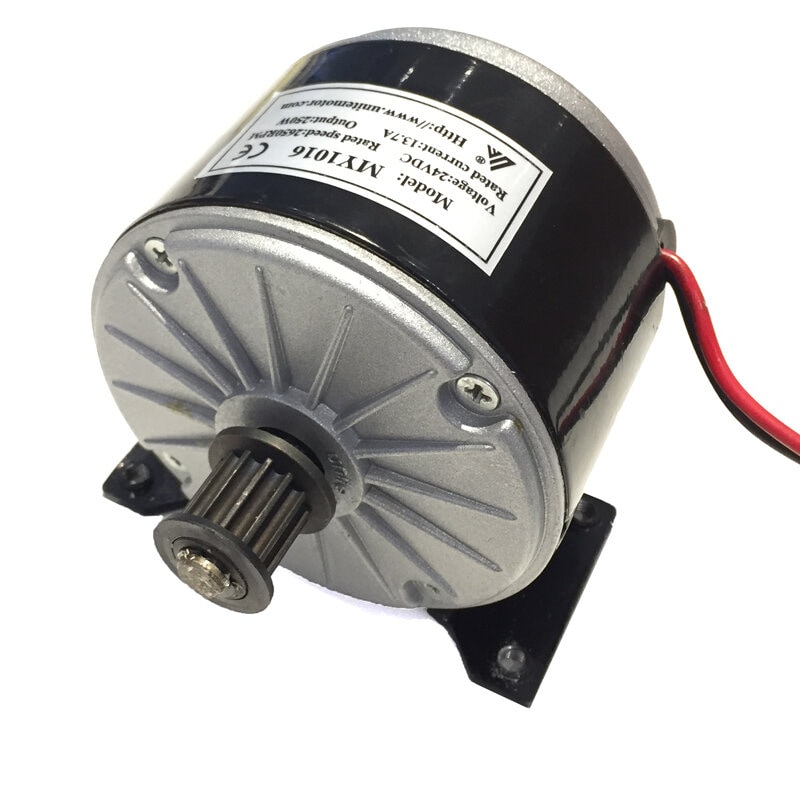 Elmotor 250W 24V med reimdrift