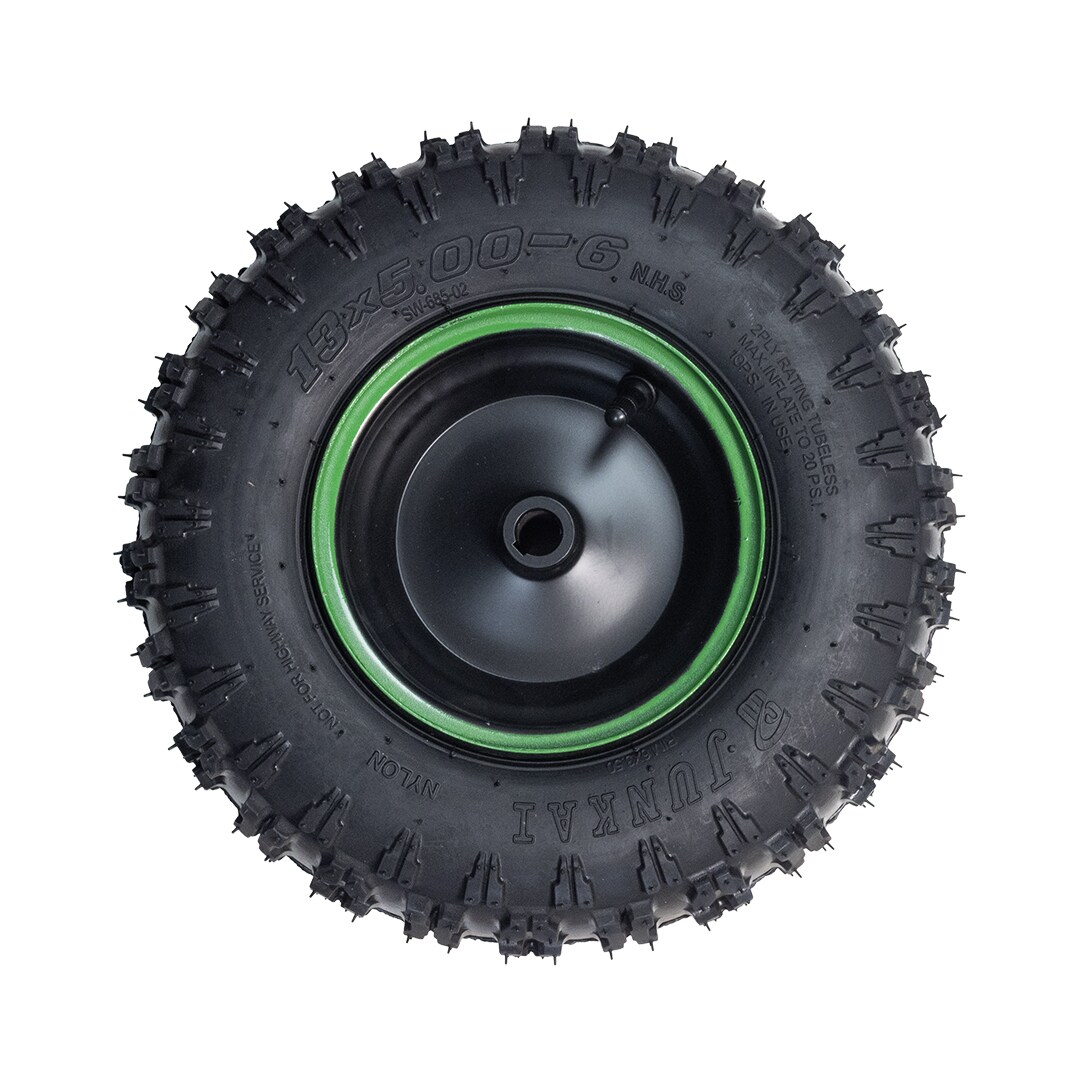 Bakhjul till El-ATV Tubeless  - Grön