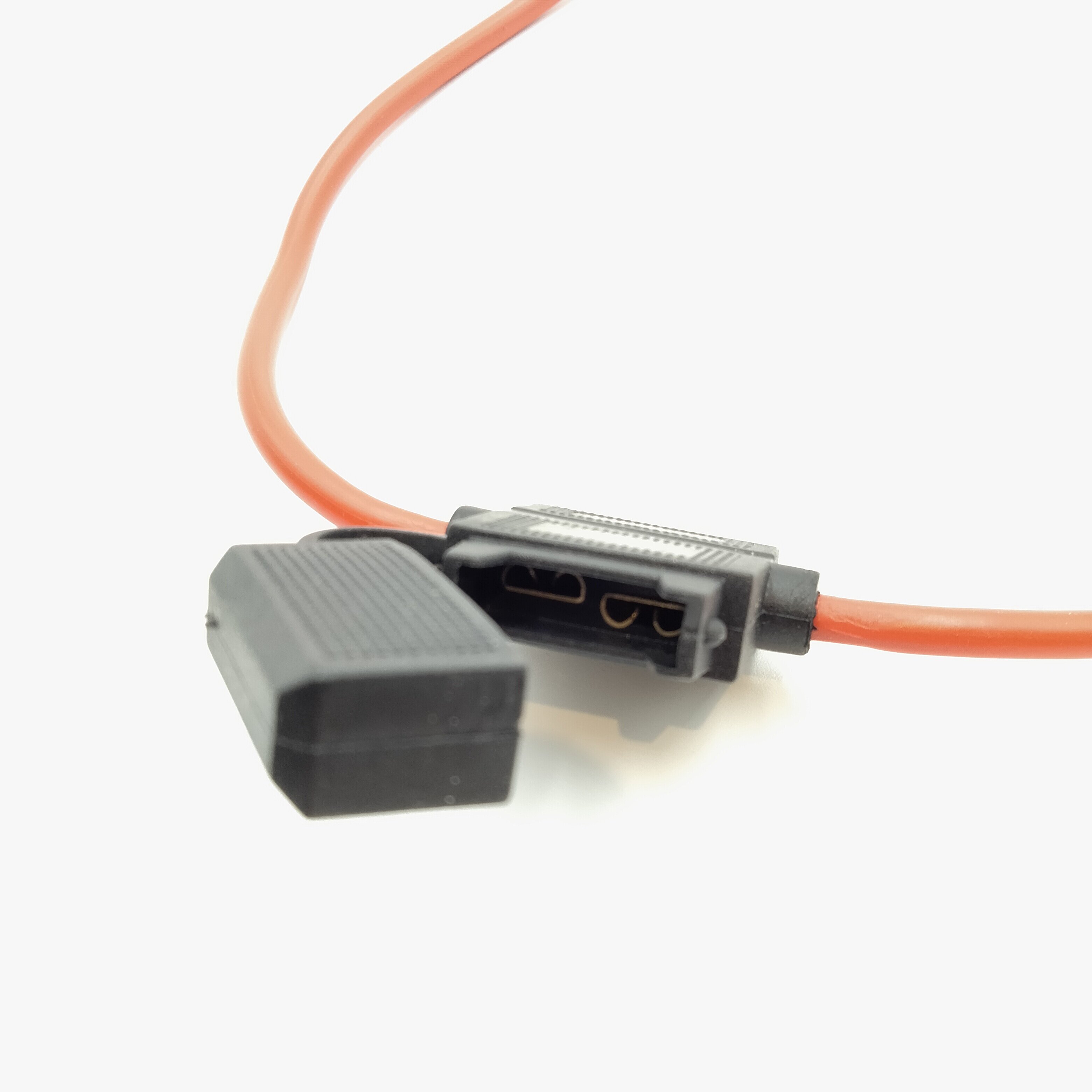 Sikringsholder med kabel, flat pin-sikring