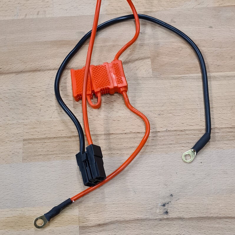 Sikringsholder med kabel, flat stiftsikring Stiftkontakt/Skruestenger ATV