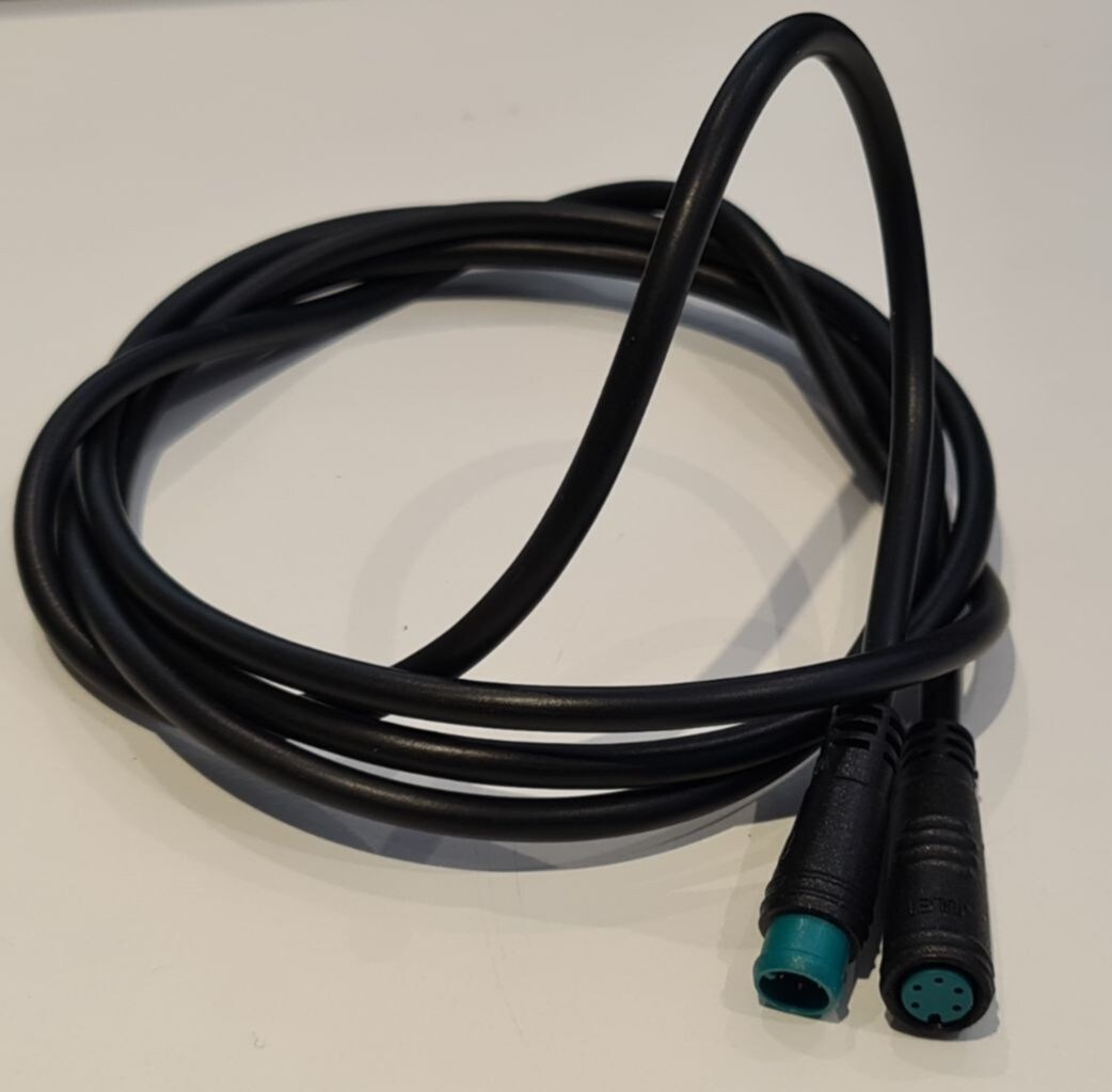 Kabel mellom display og elektronikkboks til Evobike Sport ca. 138 cm