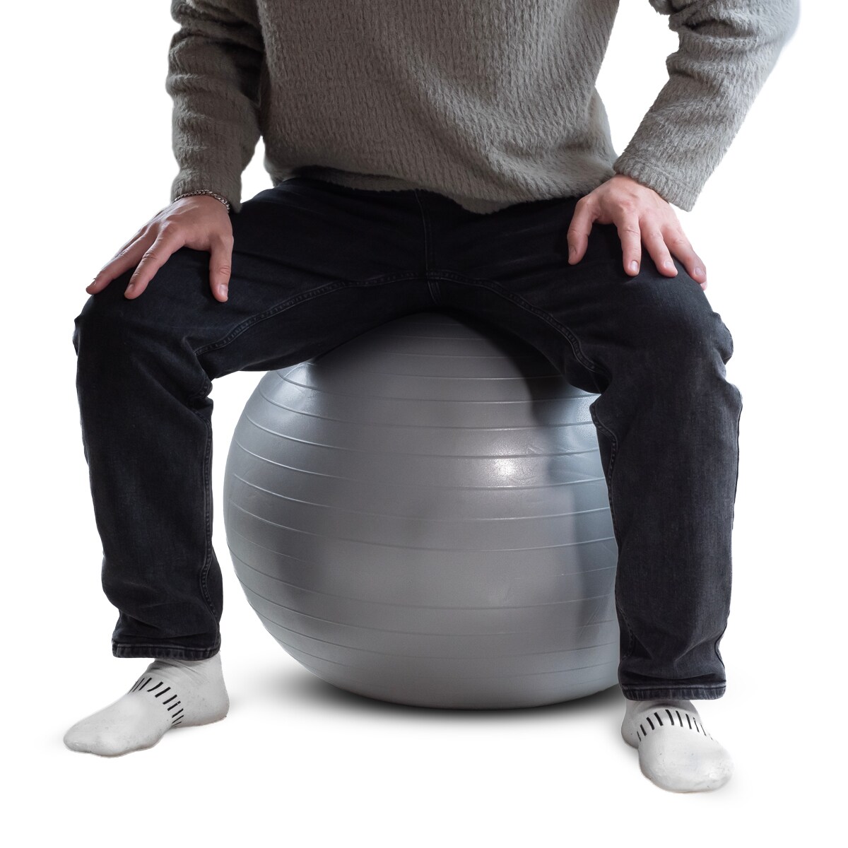 Gymball 65cm med fotpumpe