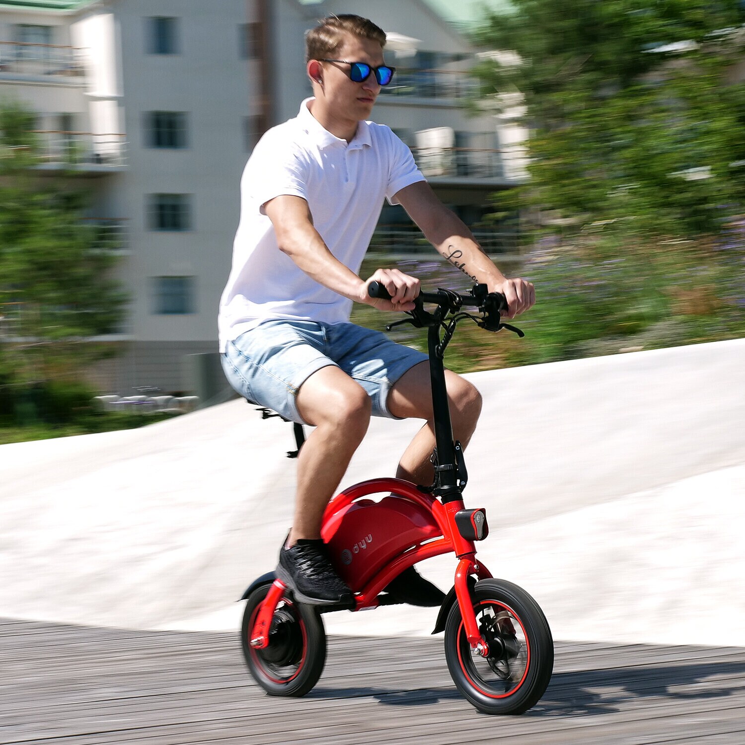 Elscooter DYU D1F 250W 10Ah