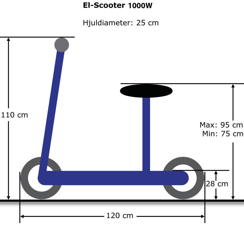 Elscooter Nitrox OR1000 Dirt