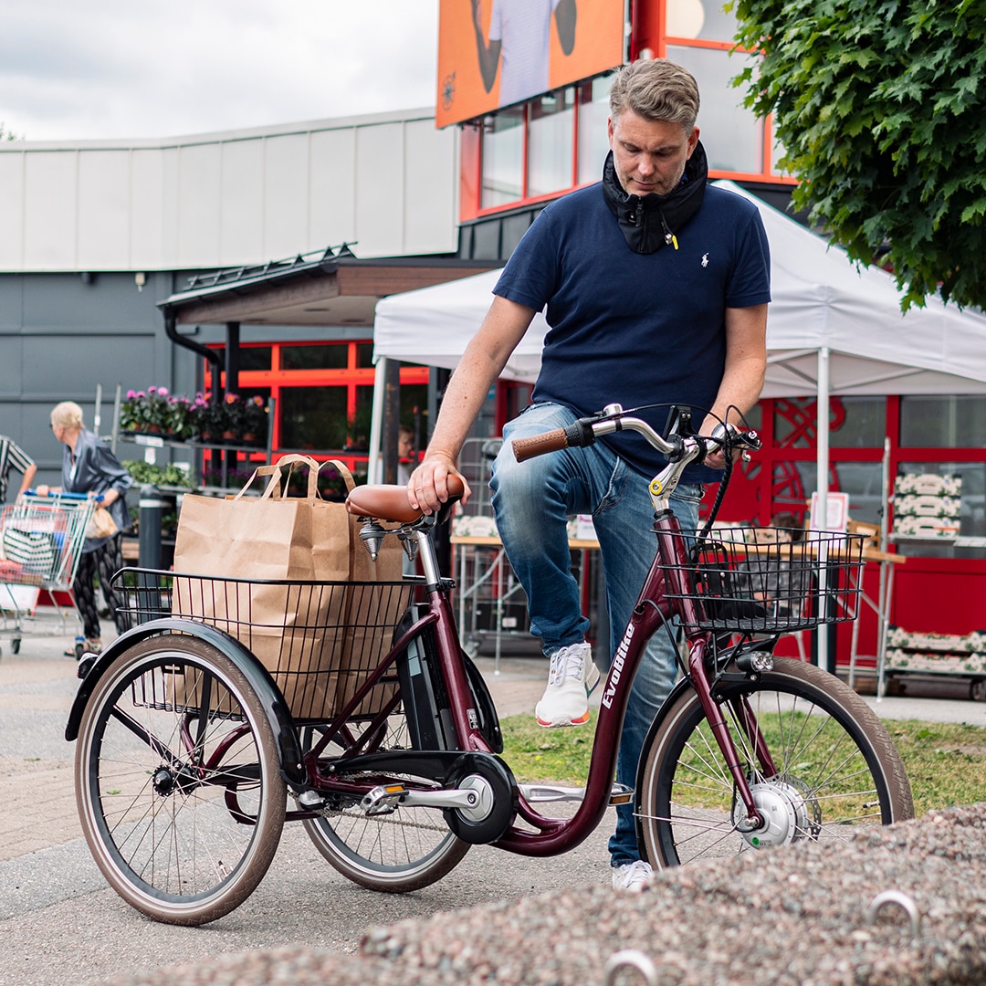 Trehjulet Elsykkel Evobike Elegant