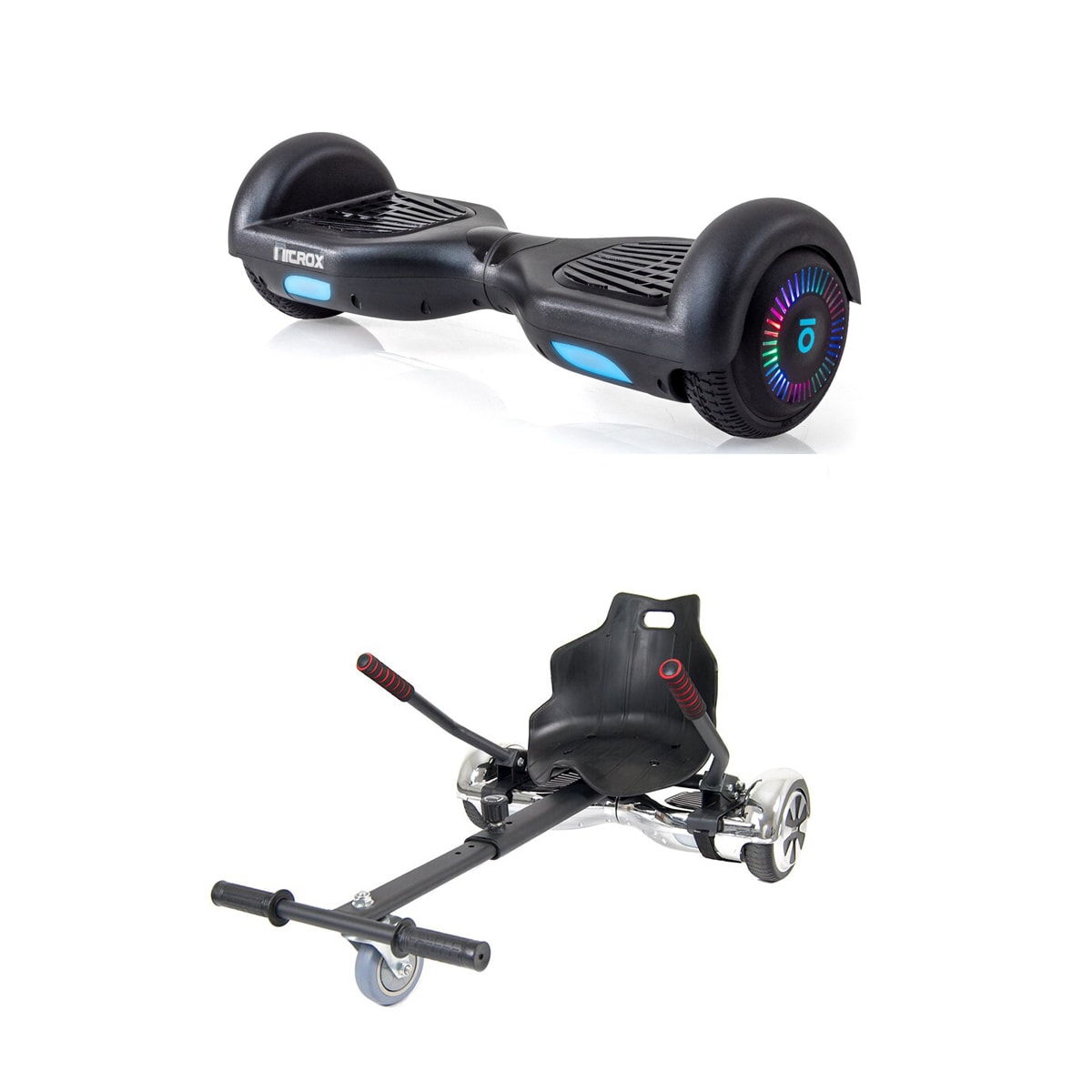 SET-Hoverboard Nitrox Flash inkl Hoverkart Plus
