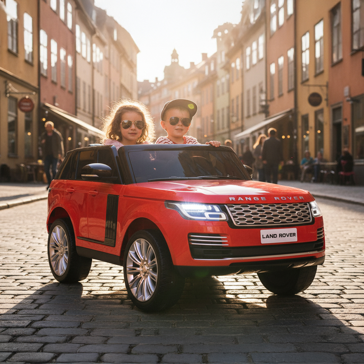 Range Rover – luksuriøs elbil med plass til to barn - Rull