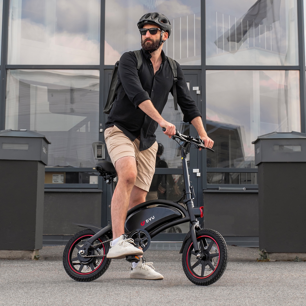 DYU D3F 10Ah med pedaler