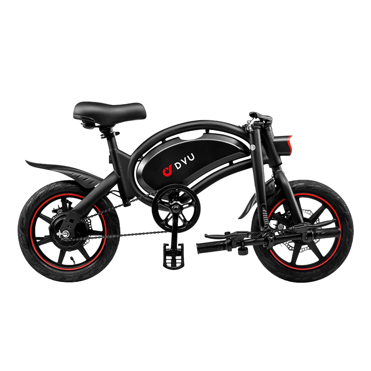 DYU D3F 10Ah med pedaler