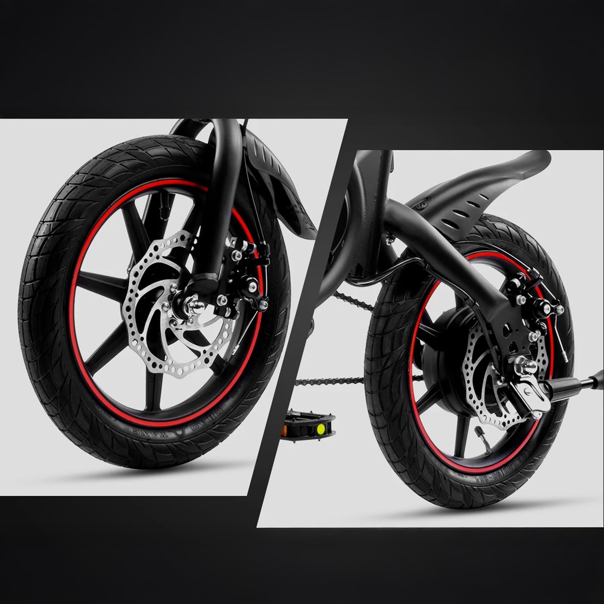 DYU D3F 10Ah med pedaler